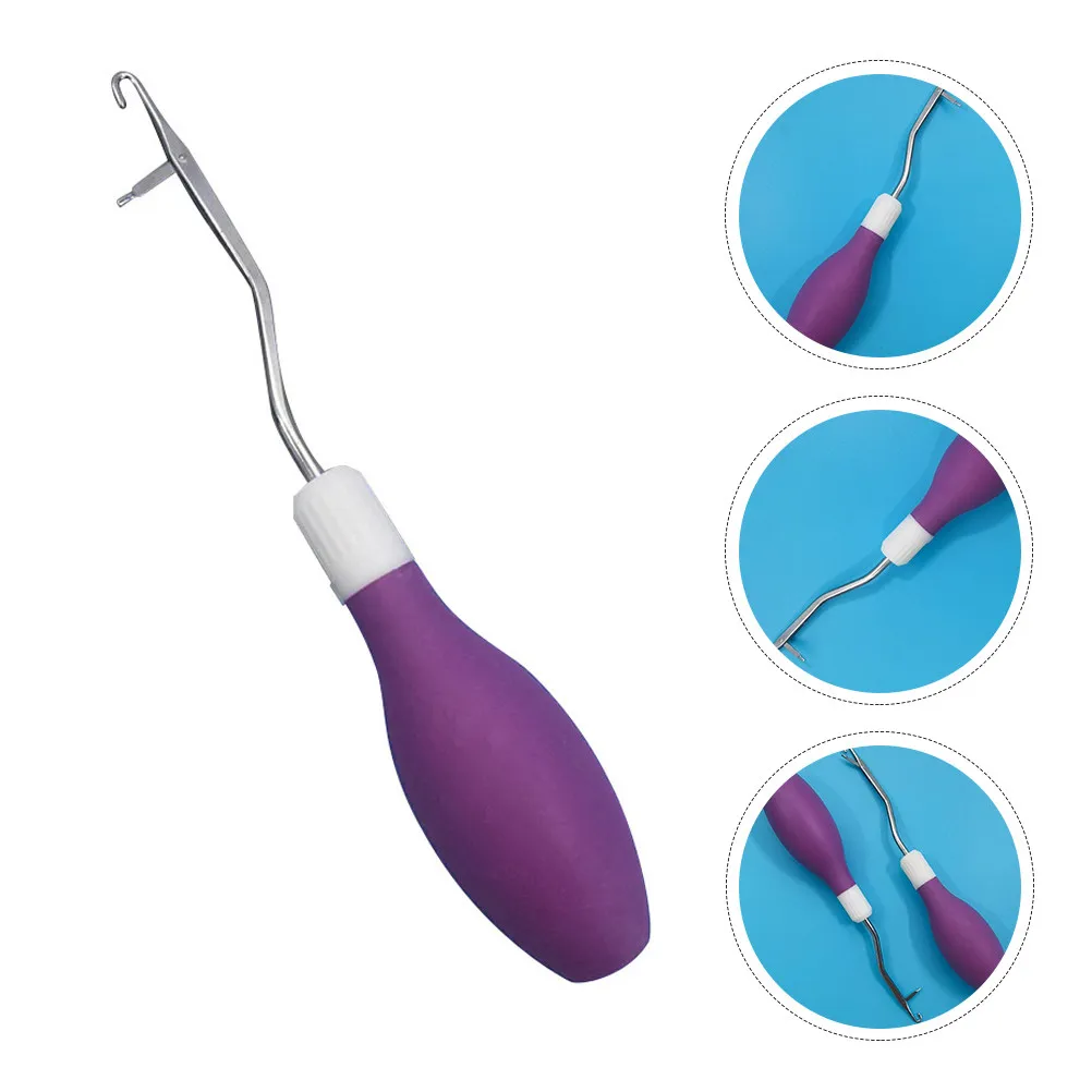 

1 шт. Креативный инструмент для продевания нити в форме шаровика, прочный, с удобной ручкой, для легкого продевания нити, шитья и рукоделия