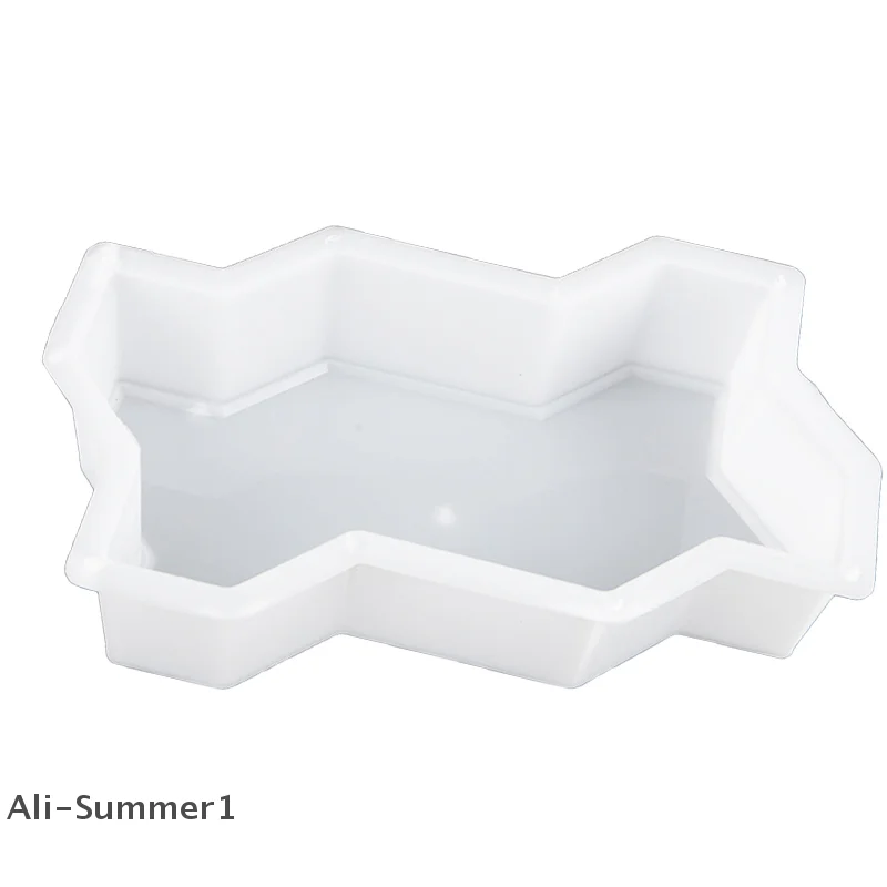 【E】صانع المسار DIY قوالب الخرسانة حديقة الرصيف قالب الطريق مسار رصف الطوب