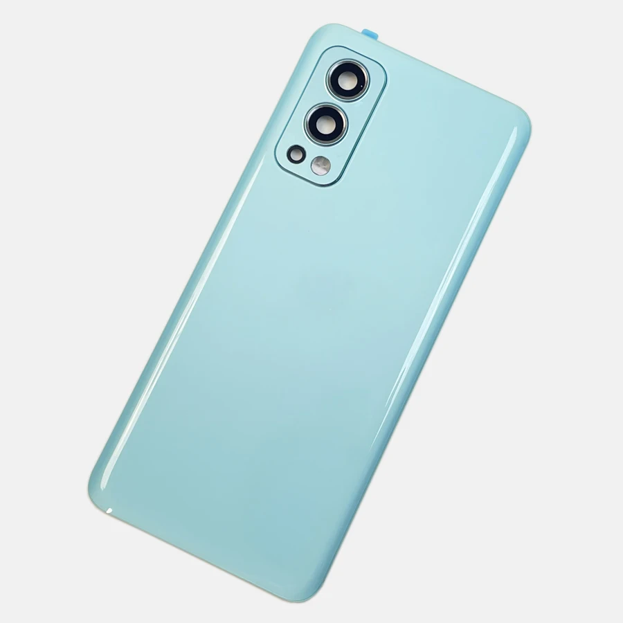 A+++Glass Back Cover For OnePlus Nord 2 5G Nord2 Battery Cover Back Rear Housing Door Case Panel Pac-Man Editio Replacement