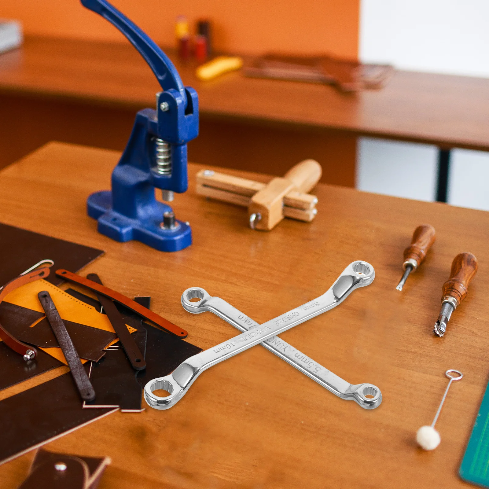 4Pcs Ratcheting Wrench Tool Set Dual Head Flexible Spanner for Emergency Car Repair Portable Ratchet Wrench Ratcheting Spanner