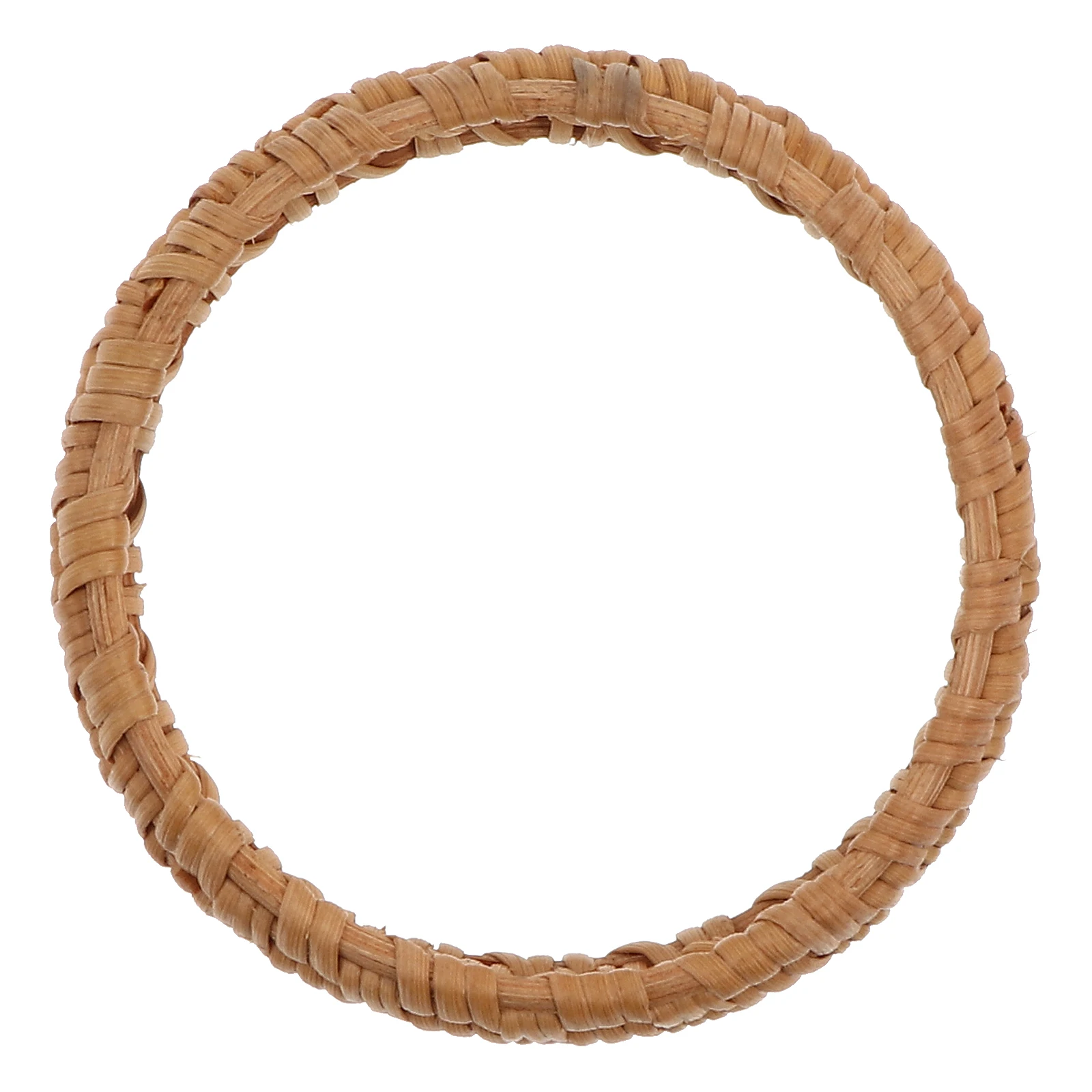 

Rattan Bracelet Braid Bangle Woven Disc Beaded Jewelry Handmade Wide Stylish Natural Elegant Chic Daily Outing