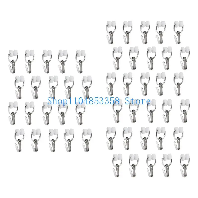 652F مزلق هادئ العدائين متنقل قوافل نافذة السنانير حل التثبيت السريع لاستبدال الستار خالية من المتاعب #4