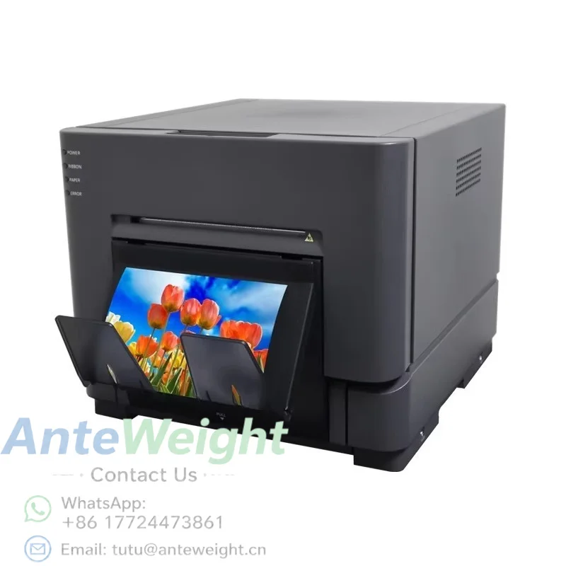 High Capacity 700 Prints 4x6 350 Prints 6x8 Dye Sublimation Photo Printer Fast Printing Photo Printer