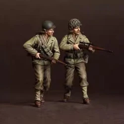 1/35  Resin Figure Model Kits Diorama modeling US Infantry  Unassambled Unpain DIY Toys Soldiers Figures