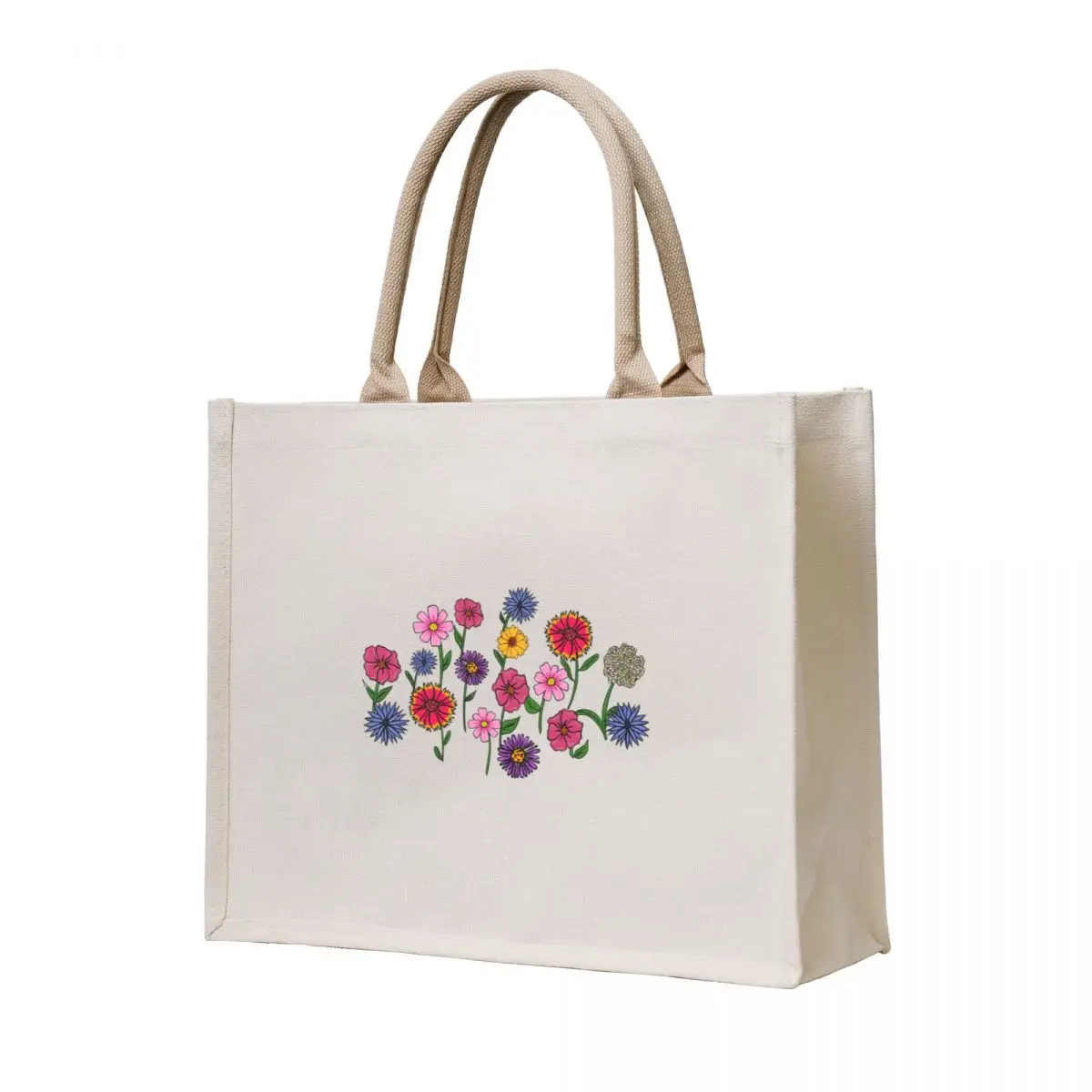 

Springtime Florals Tote Bag custom canvas bag Women's shopper bag sac pour femme