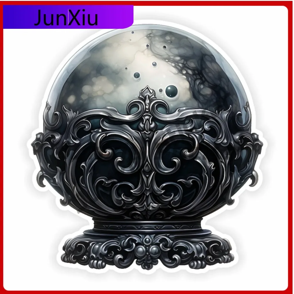 

Gothic Crystal Ball Sticker Waterproof Vinyl Custom Vehicle Decals Personalized Picture Car Camper Decals Suv Outdoor Camping