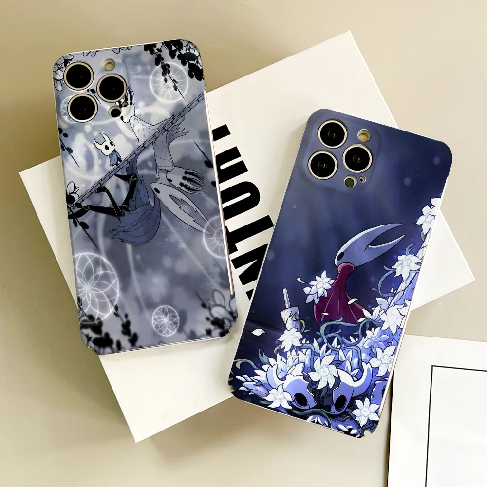 Spiel H-Hohl K-Ritter Telefon Fall FUNDA Für IPhone 16 15 14 13 12 11 Plus Pro max Mini Präzise Loch Passenden Film Abdeckungen