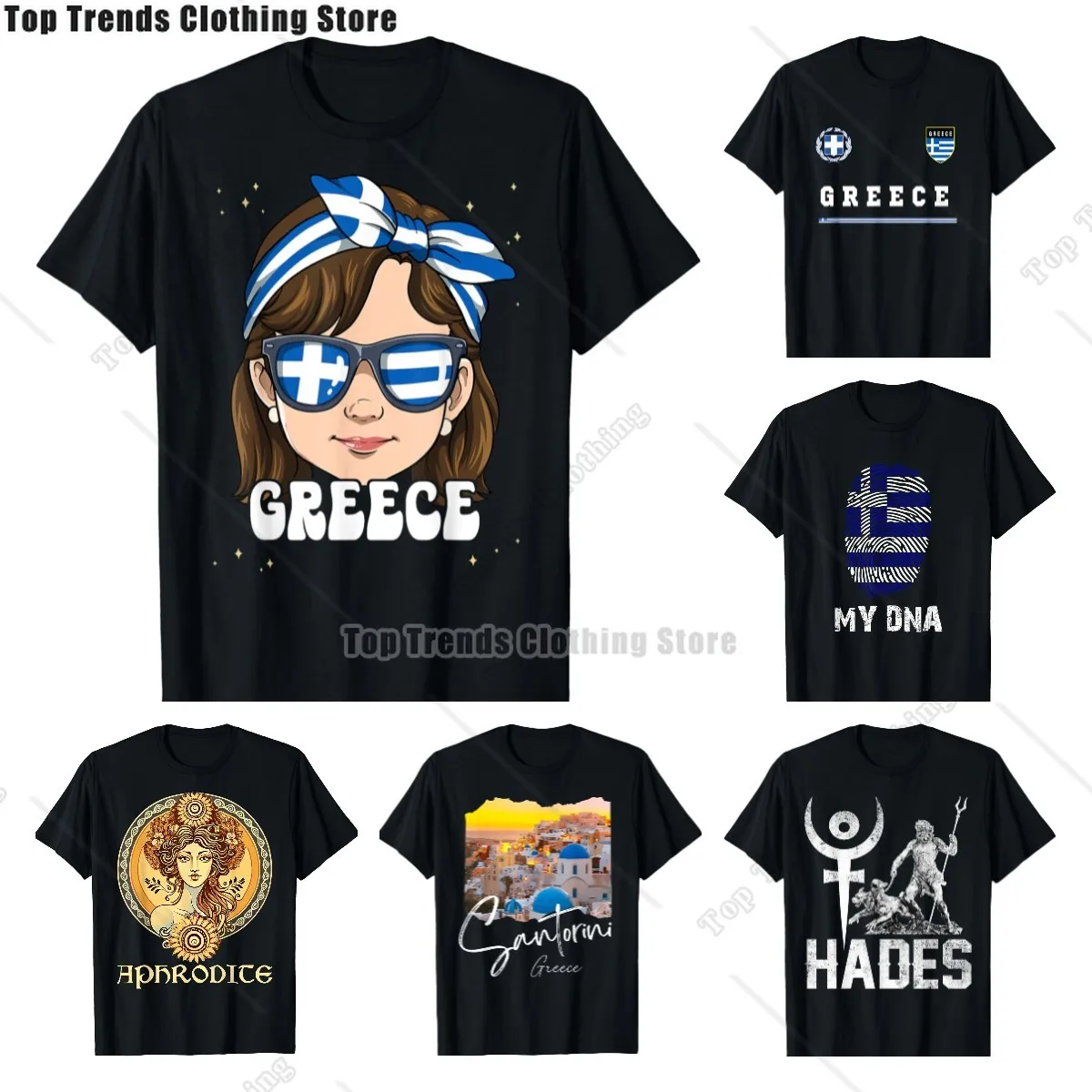 Vintage Greece Flag Heritage Roots Greek Pride T-Shirt Summer Graphic Cotton Streetwear Short Sleeve Birthday Gift Mens Clothing