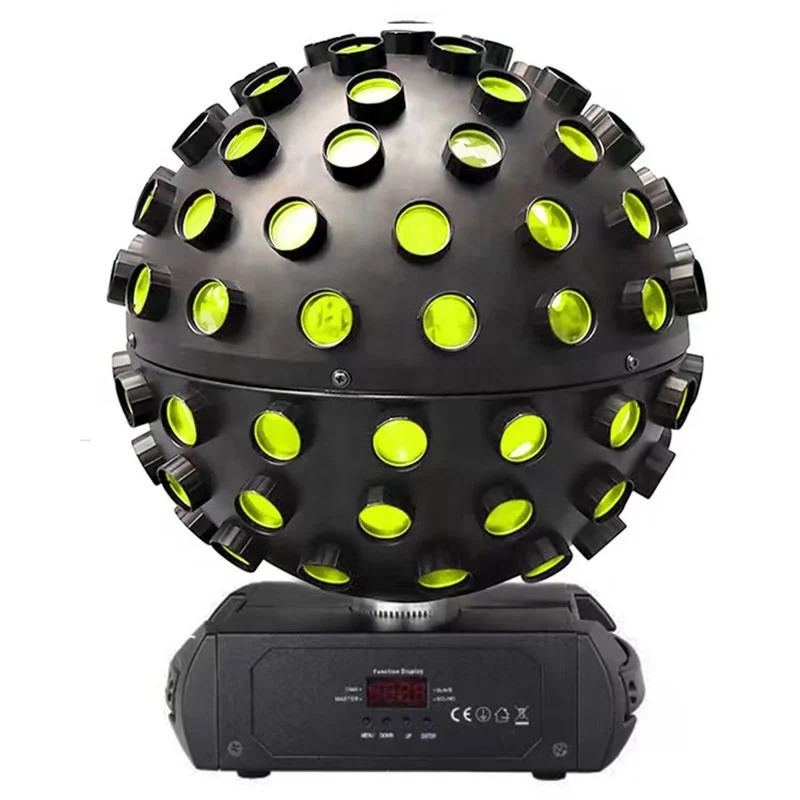 

Colorful Disco Ball Stage Lights RGBWA UV 6in 1 LED Magic Ball Lights