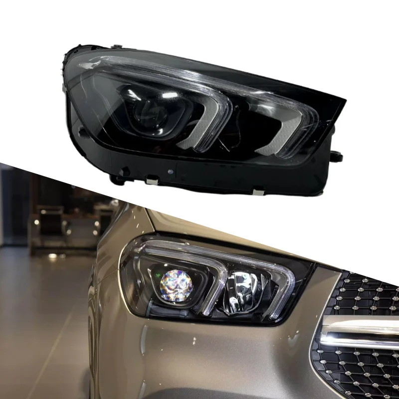

For Mercedes-Benz GLE W167 Headlight 2020-2023 W167 Headlights GLE300 GLE400 Full LED Headlight Assembly A1679060303 A1679060403