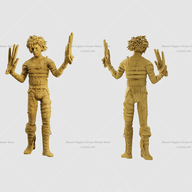 1/64 1/43 Maßstab 1:35 Miniaturszene Puppe Technologie Produkte Scherenroboter Edward Romantik Film Unpanited Weiße Minifigur