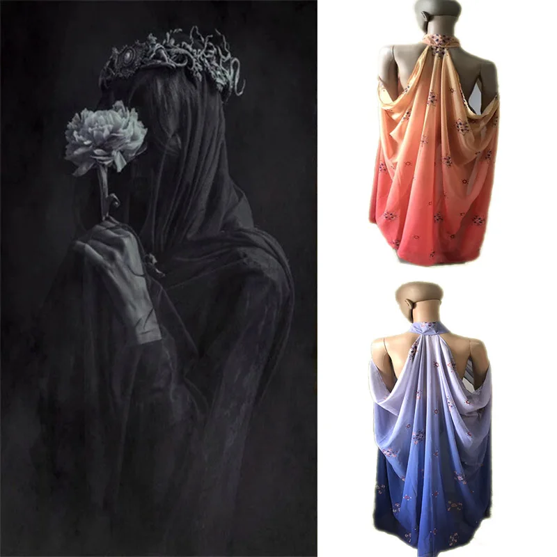 Feminino chão capa de casamento medieval gótico fada elfo maxi fantasia cosplay traje robe halter gola alta ver através de malha 2021