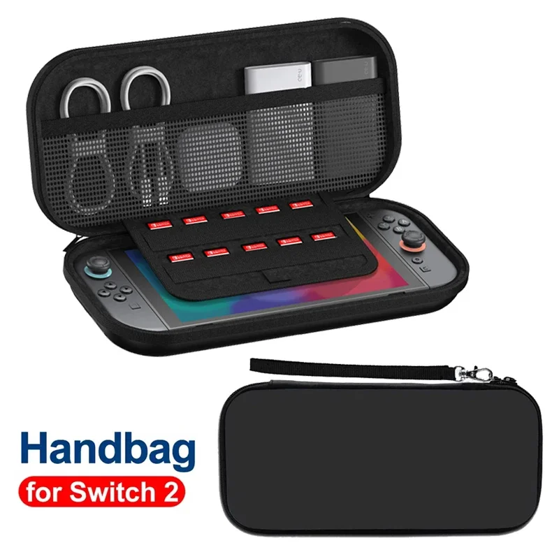 Estojo protetor de transporte para nintendo switch 2 console portátil saco de armazenamento de viagem capa dura para switch 2 acessórios
