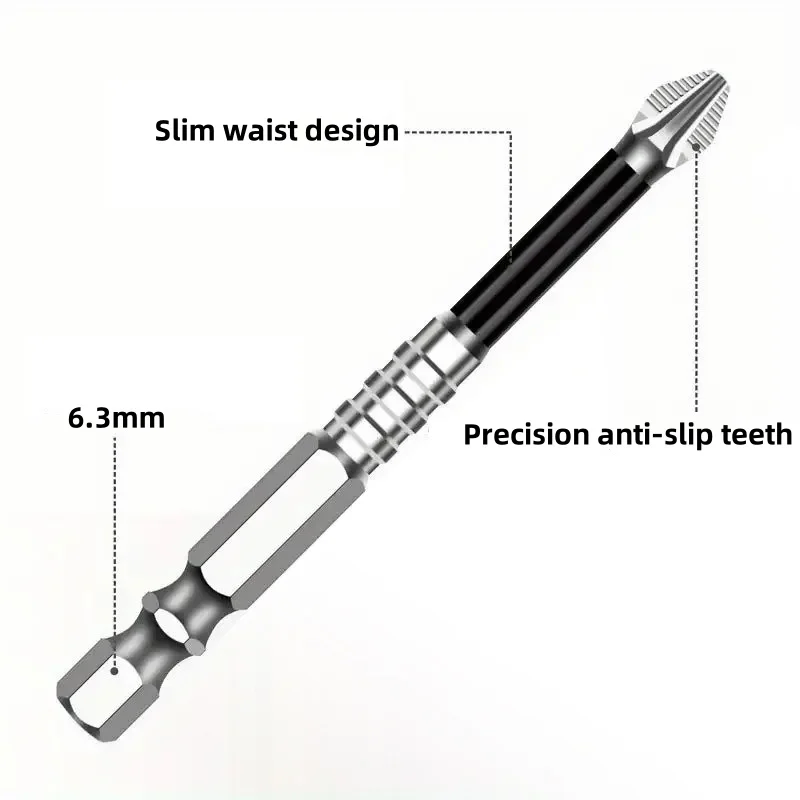 Nuovo set di testine per lotti antiscivolo e resistenti agli urti K5, forte durezza magnetica e testa per cacciavite con trapano flash ad alto coppia