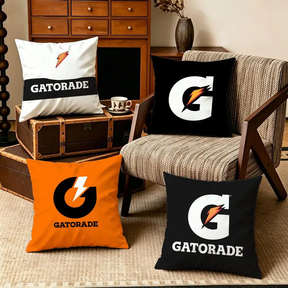 Brand-GatoradeS Cushion Cover Soft Velvet Cushion Cover Set 4Pcs 50x50 45x45 Zipper Pillowcase for Home Decor