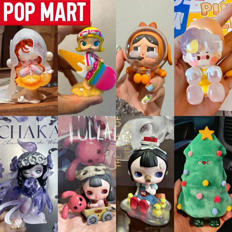 

POPMART слепая коробка серии TINYTINY CHAKA SKULLPANDA PINO-JELLY Crybaby MOLLY FLABJACKS Коллекция Аниме Фигурка Игрушка Подарок на день рождения