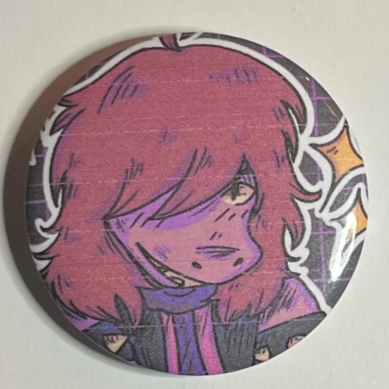 Deltarune Cartoon Character Button Pins Lapel Kris Ralsei Susie Anime Game Merch Backpack Decor Gamer Fan Collectible Gift
