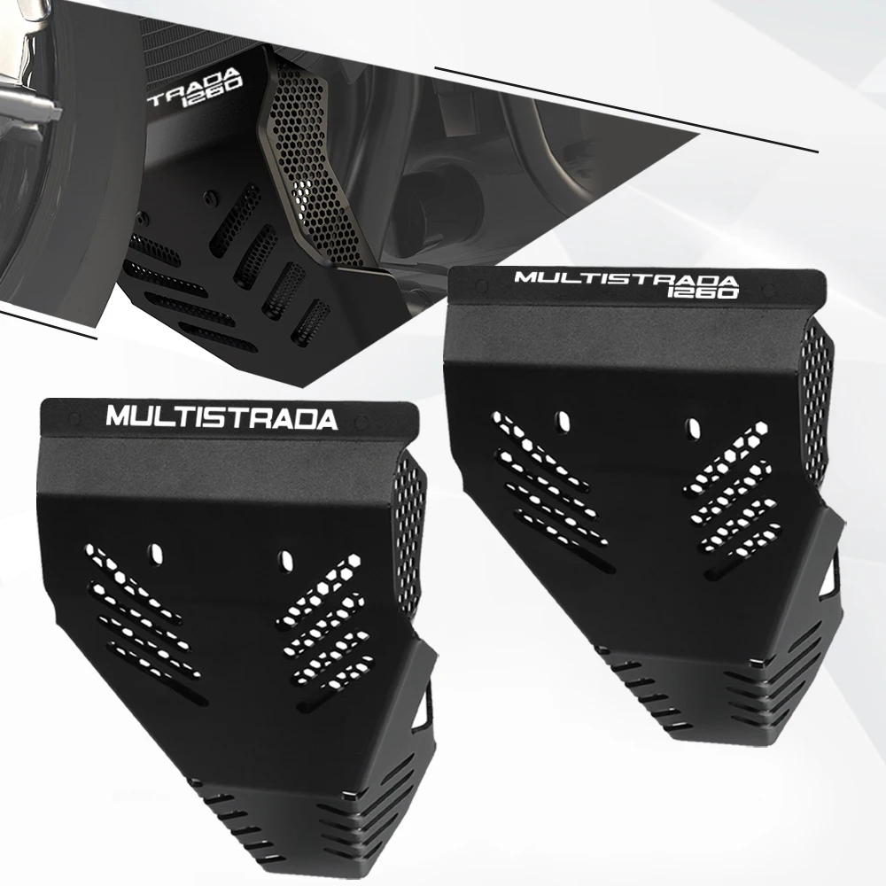 

CNC Front Engine Guard Baffle Engine Housing Protection Motorcycle FOR Ducati Multistrada 1260 S D/Air Pikes Peak 2018 2019 2020