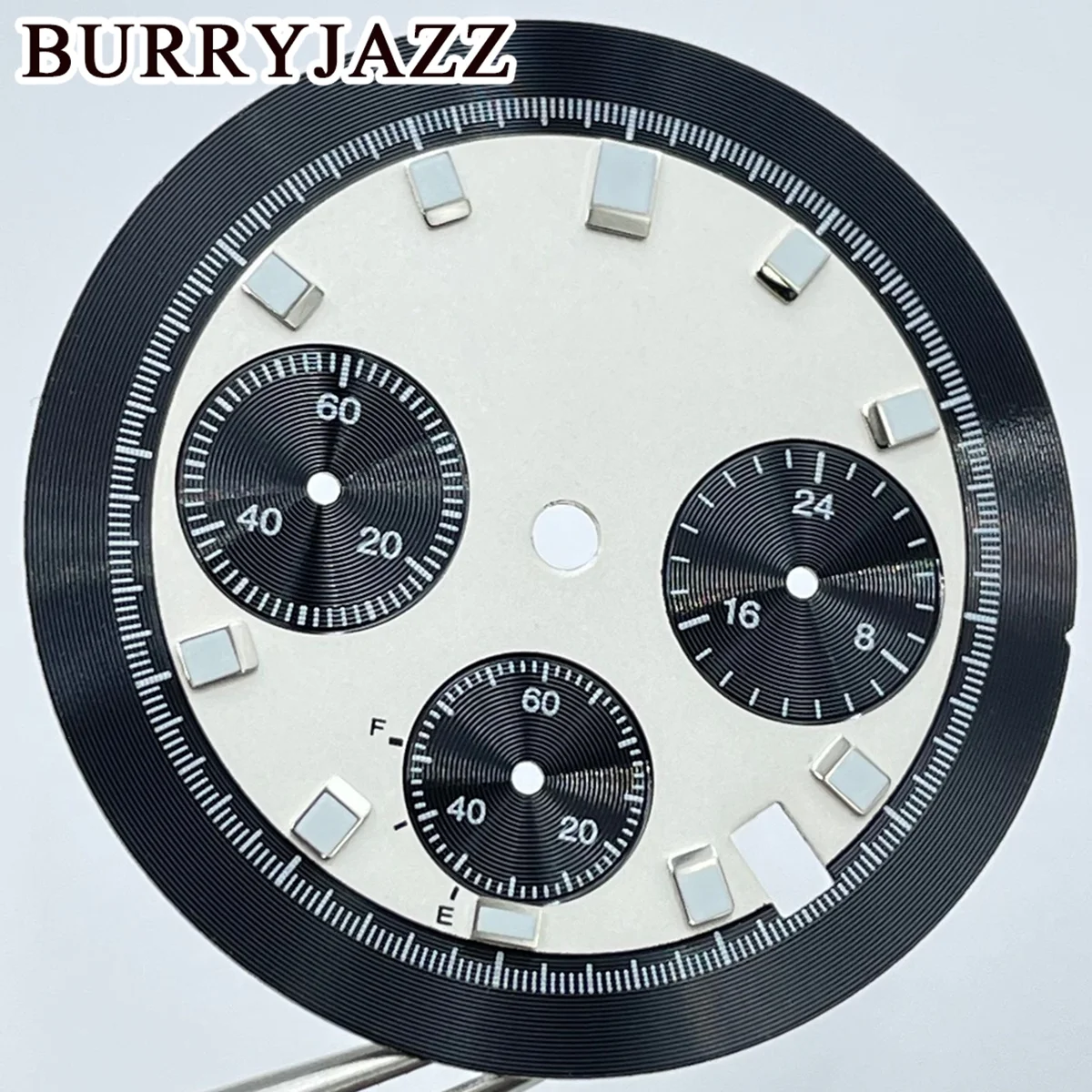 BURRYJAZZ 32,5 мм, 6-стрелочный зеленый светящийся циферблат, используемый для кварцевого механизма VK63 VK63A, индикатор синхронизации, аксессуары для модификации часов