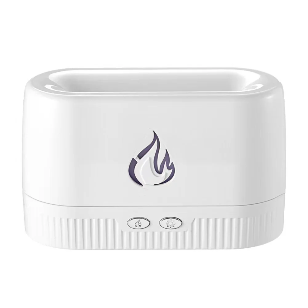 Flame Aromatherapy Diffuser 200ML Silent Humidifier With For Retro Design Essential Oil Diffuser For Home Office Decor