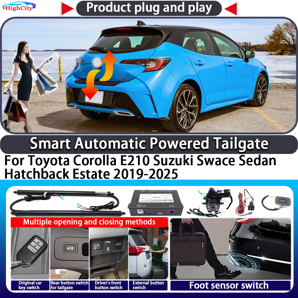 

For Toyota Corolla E210 Suzuki Swace Sedan Hatchback Estate 2019-2025 Smart Automatic Powered Tailgate Key Close Power Tailgate