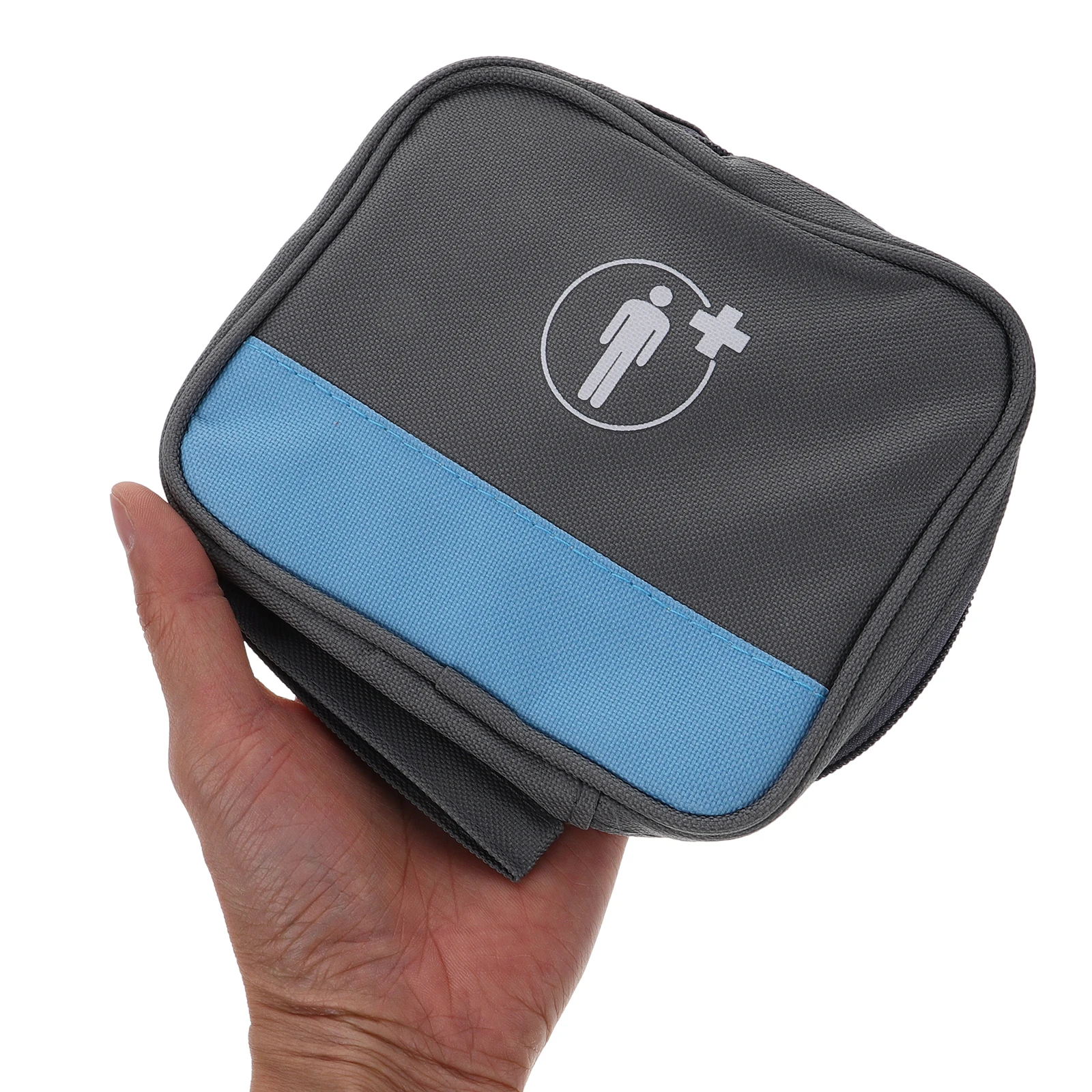 First Aid Kit Medicine Bag Empty Portable Travel Organizer Compact Lightweight Storage Pouch Home Car Outdoor Zipper