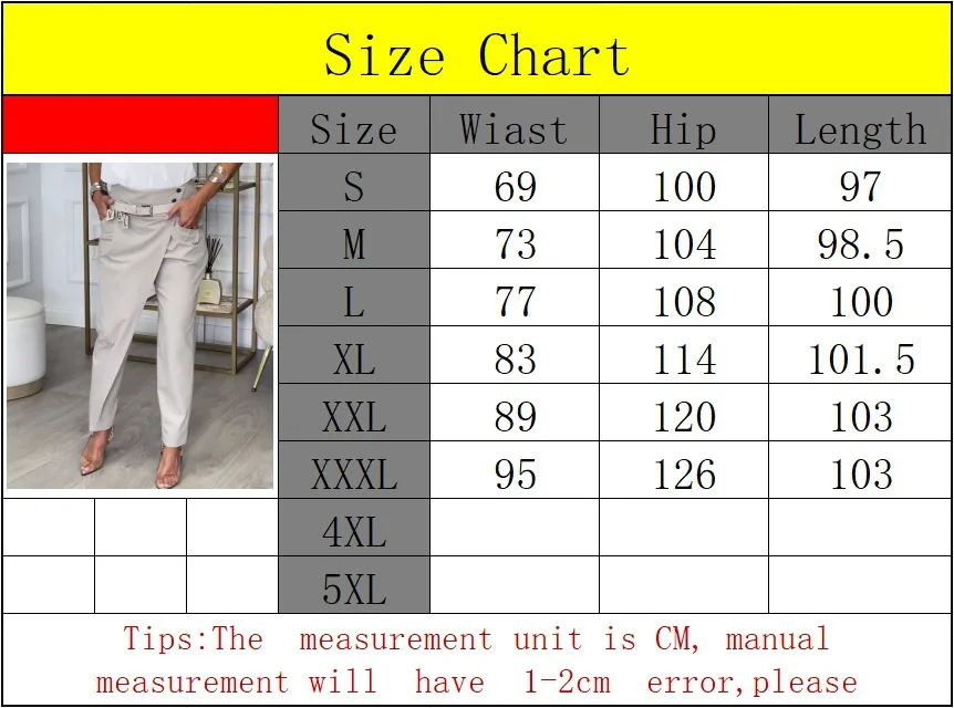 Women Pants Irregular Ankle Length Trousers Sashes High Waist Stretch Button Pockets Slacks Bottoms Autumn Office Lady 2025