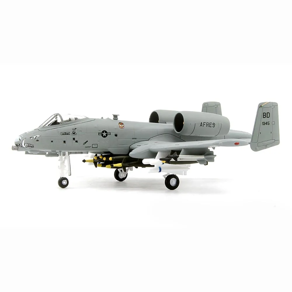 Diecast WLTK Sun Blaze US Air Force A-10C Thunderbolt II Aircraft 79-0145 Finished A10 Aircraft Model 1/100 Scale Gift