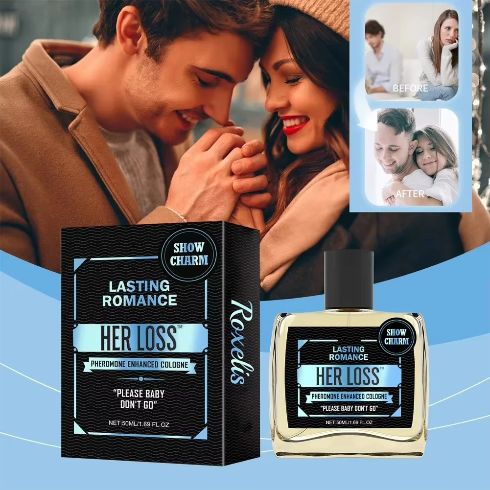 عطر لها الخسارة 50 مل عطر رجالي خام جاذب وثقة بخاخ رائحة لا يقاوم يدوم طويلاً