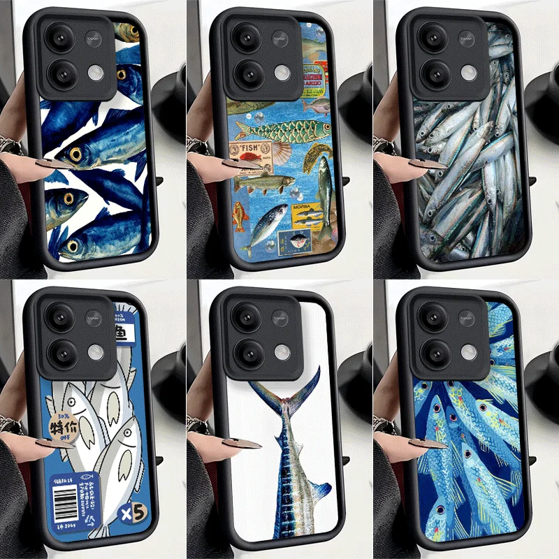 Discounted Salted Fish Shockproof Phone Case For Xiaomi Poco X5 X6 X7 X8 Pro Max M7 M8 F8 Redmi 15C 14C 13C 15T 17T 15 F7 M3 M5S