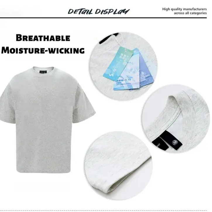 Summer Cotton Lightweight Short-Sleeved T-Shirt – Unisex, Versatile Basic Layer, Breathable and Loose-Fitting