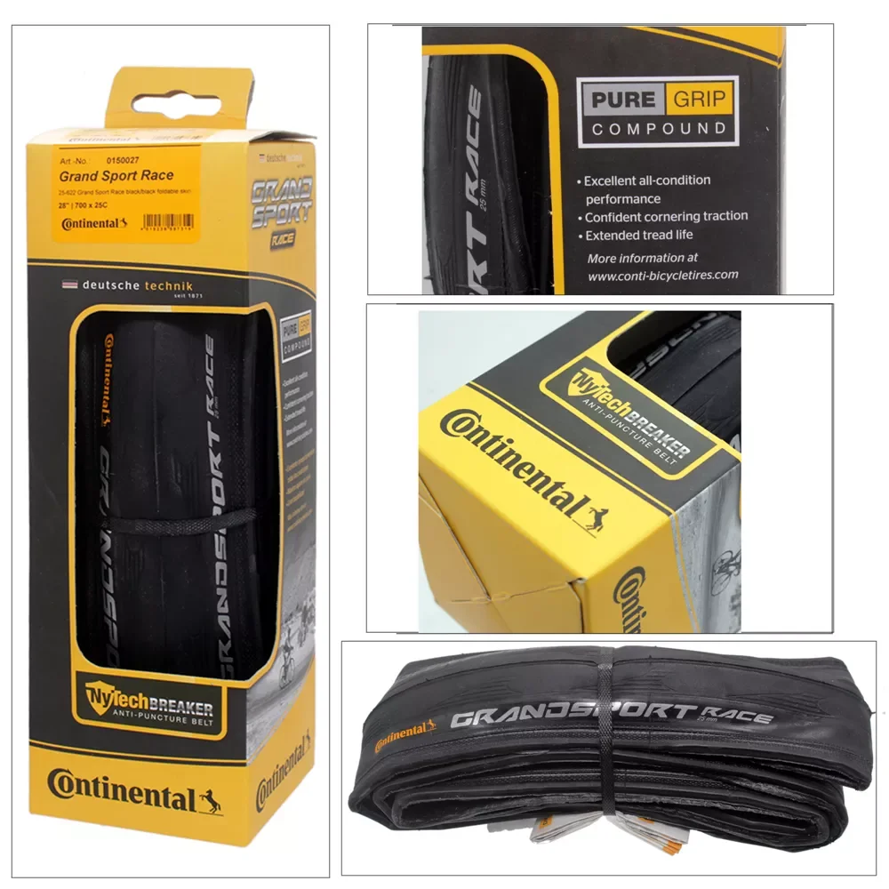 Continental Road Tire ULTRA Sport III & GRAND Sport Race & Extra 700× 23C /25C/28C Road Bicycle Clincher Foldable Gravel Tire