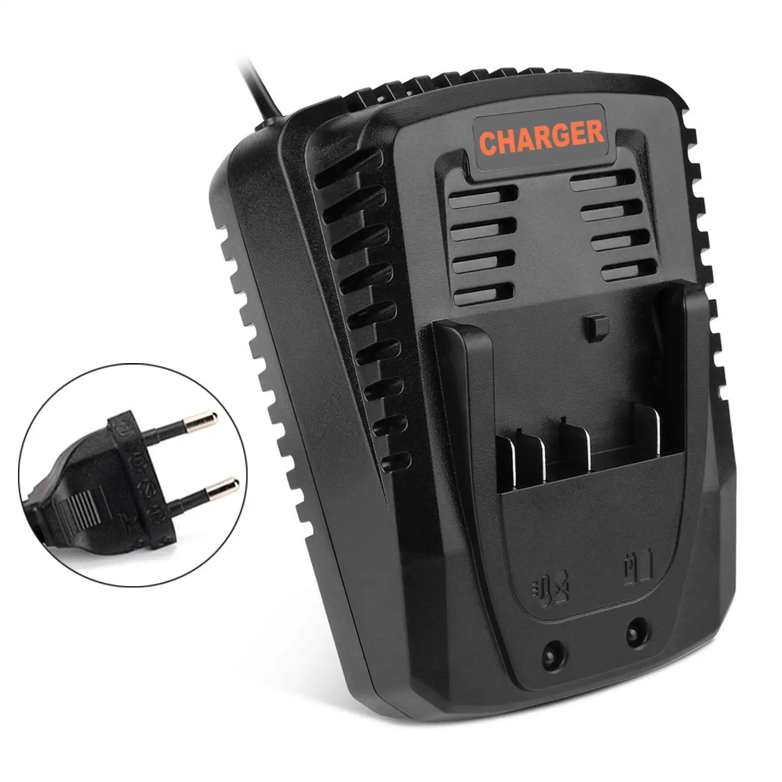 Power Tool Battery Chargers Smart Protection Indicator Light Portable Heavy Duty High Speed for Industrial Garage Household