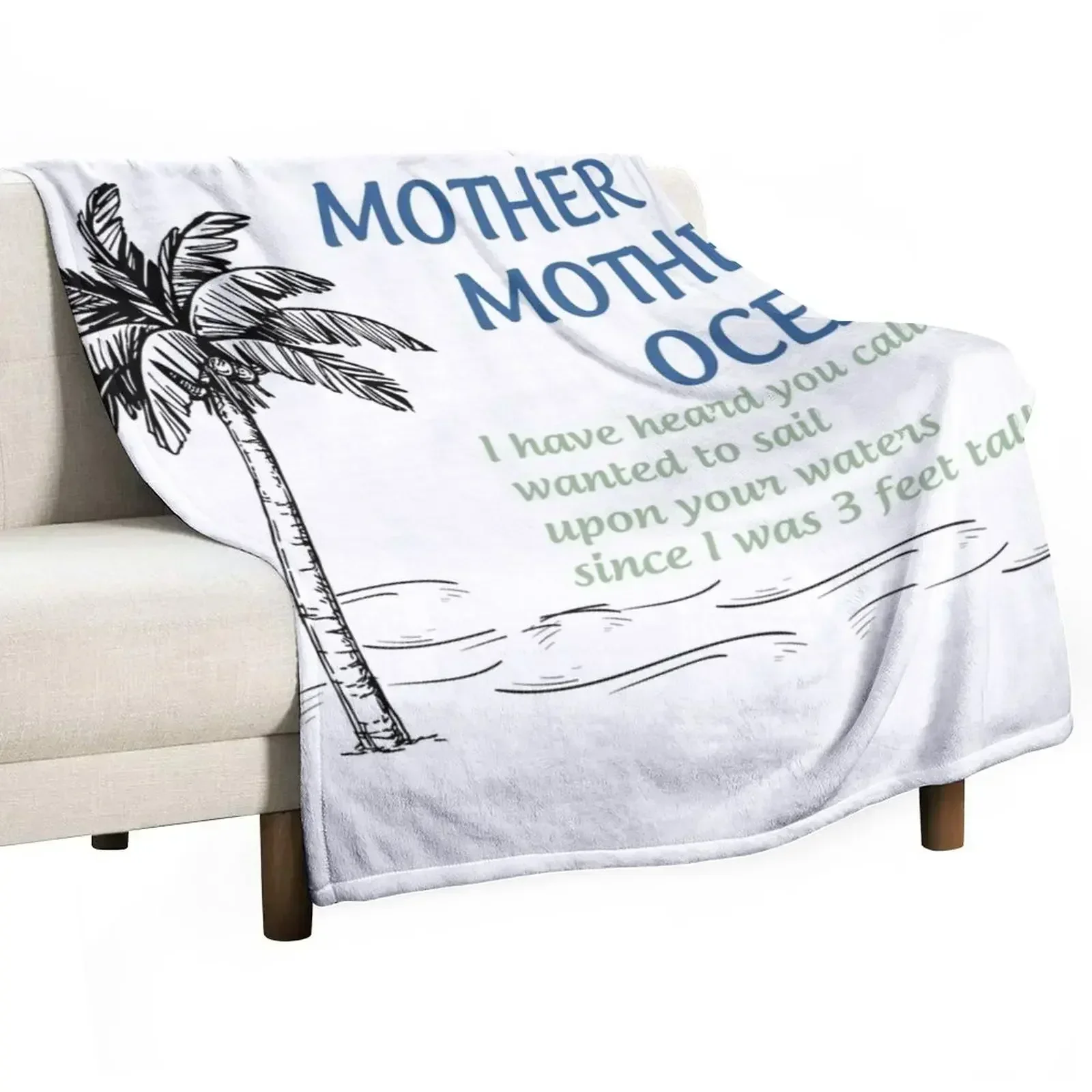 

Mother, Mother Ocean Throw Blanket Luxury Thins Blankets