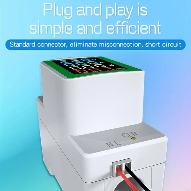 

E1PC AC50-300-Volt 100a DIN Однофазный счетчик энергии кВтч.