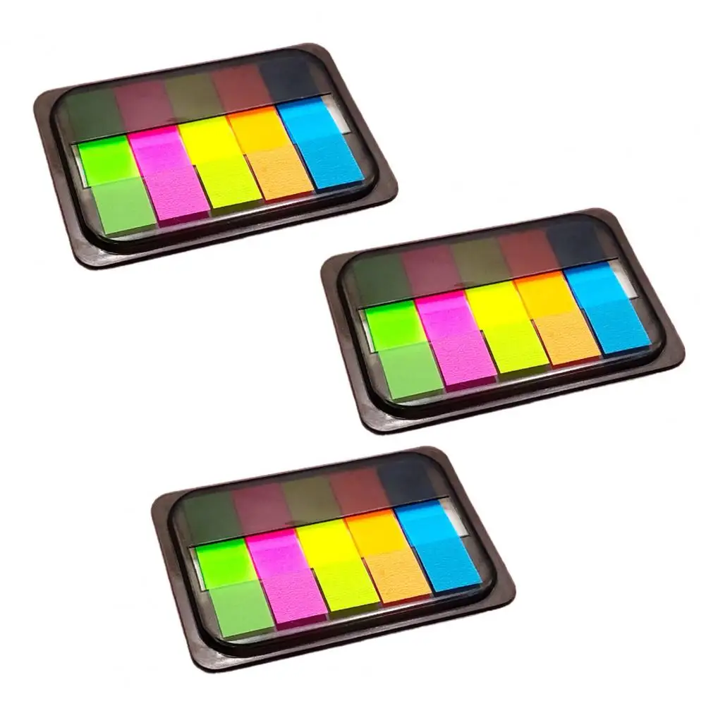 Sticky Tabs 300pcs Waterproof Transparent Sticky Page Markers Self Adhesive Index Tabs Flag Stickers Rich Color Small Pop Up