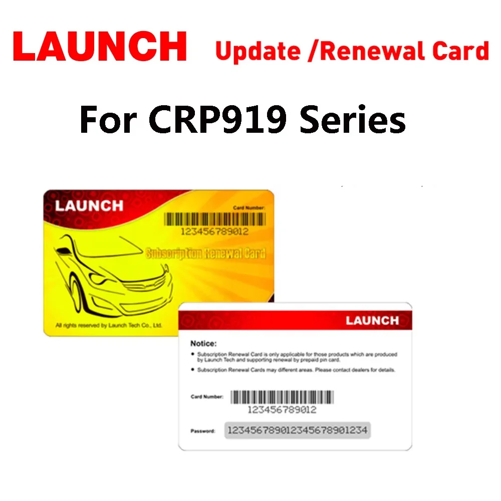 LAUNCH Original Renewal Software Update Card Support for X431 CRP919E Series Seller to Offer Update Cod