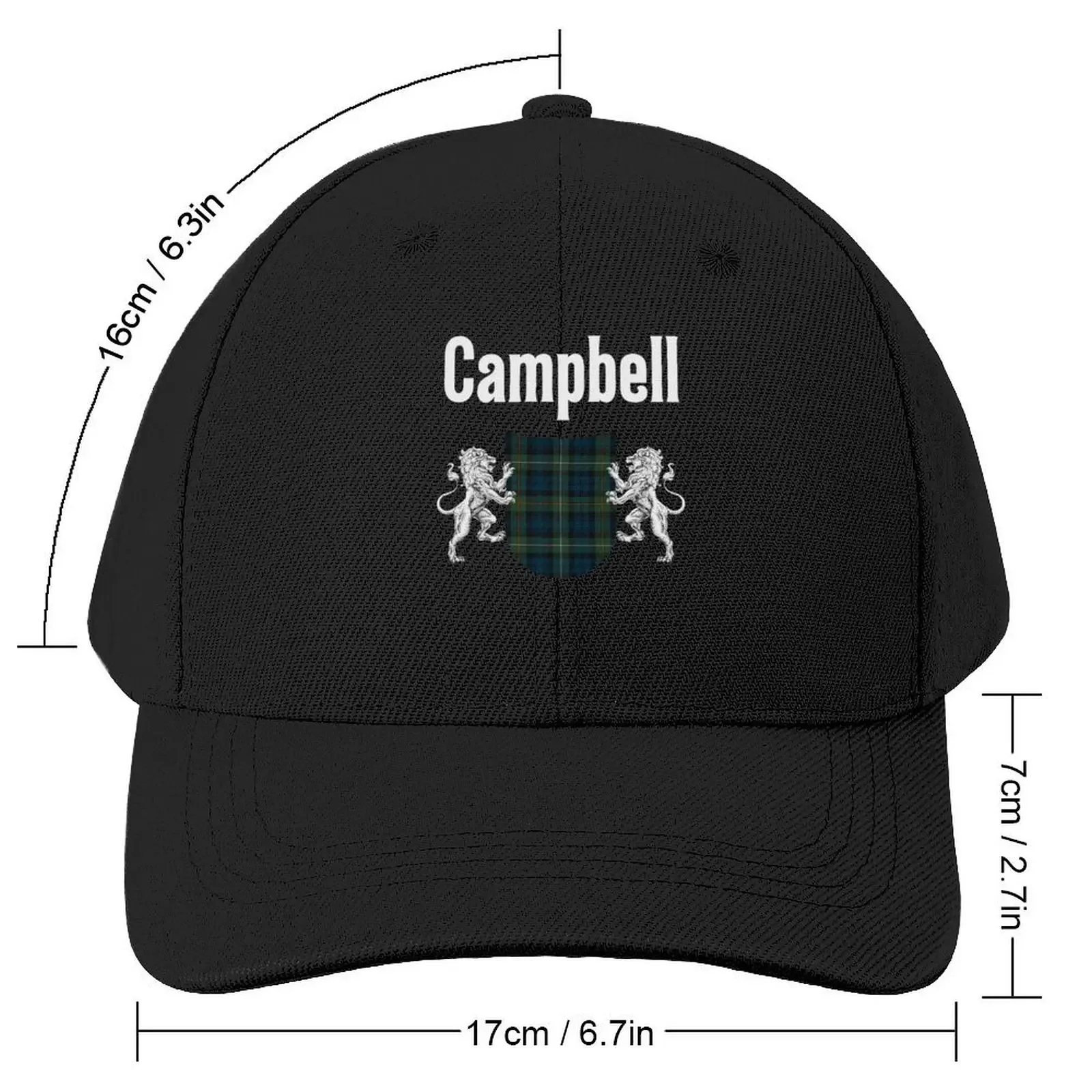 Campbell Of Argyll Clan Scottish Name Coat Of Arms Tartan Baseball Cap Christmas Hat Beach Bag New In Hat Boy Child Women's