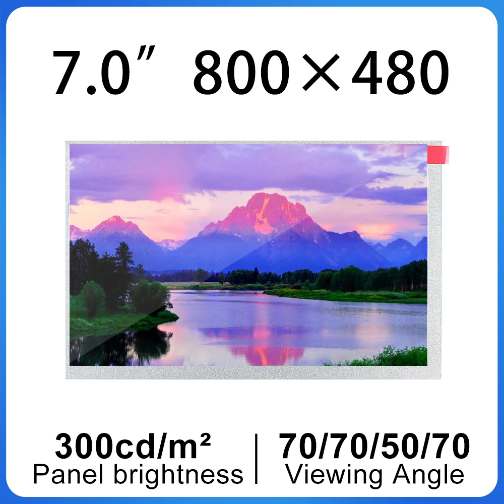 

Old version 7 inch lcd module 800(RGB)×480 lcd panels 40 pins AT070TN83 V.1 TFT LCD Screen display