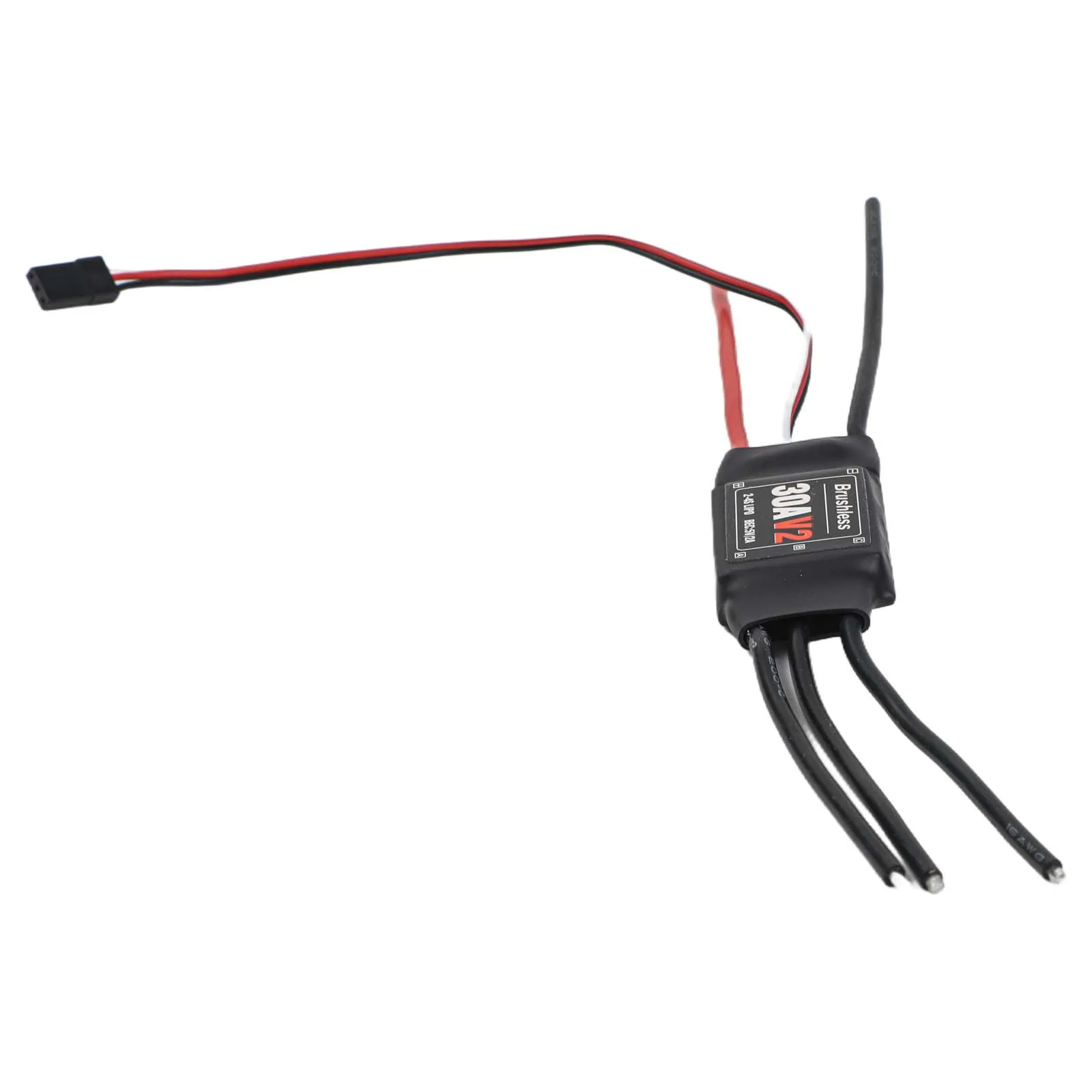 

24S Brushless ESC 30A with 5V2A Output Perfect for RC Quads with Enhanced Throttle Control and Brake Functionality