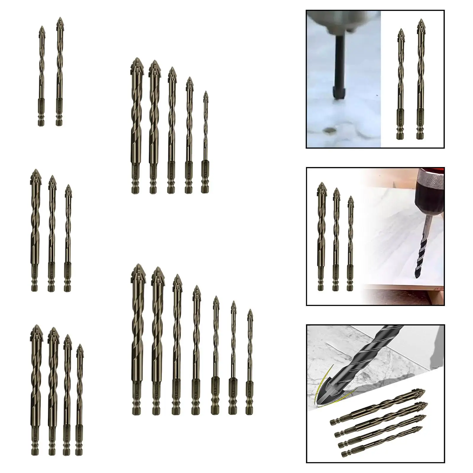 

Четырехфлейтовое пилообразное эксцентриковое сверло с многофункциональным твердосплавным наконечником