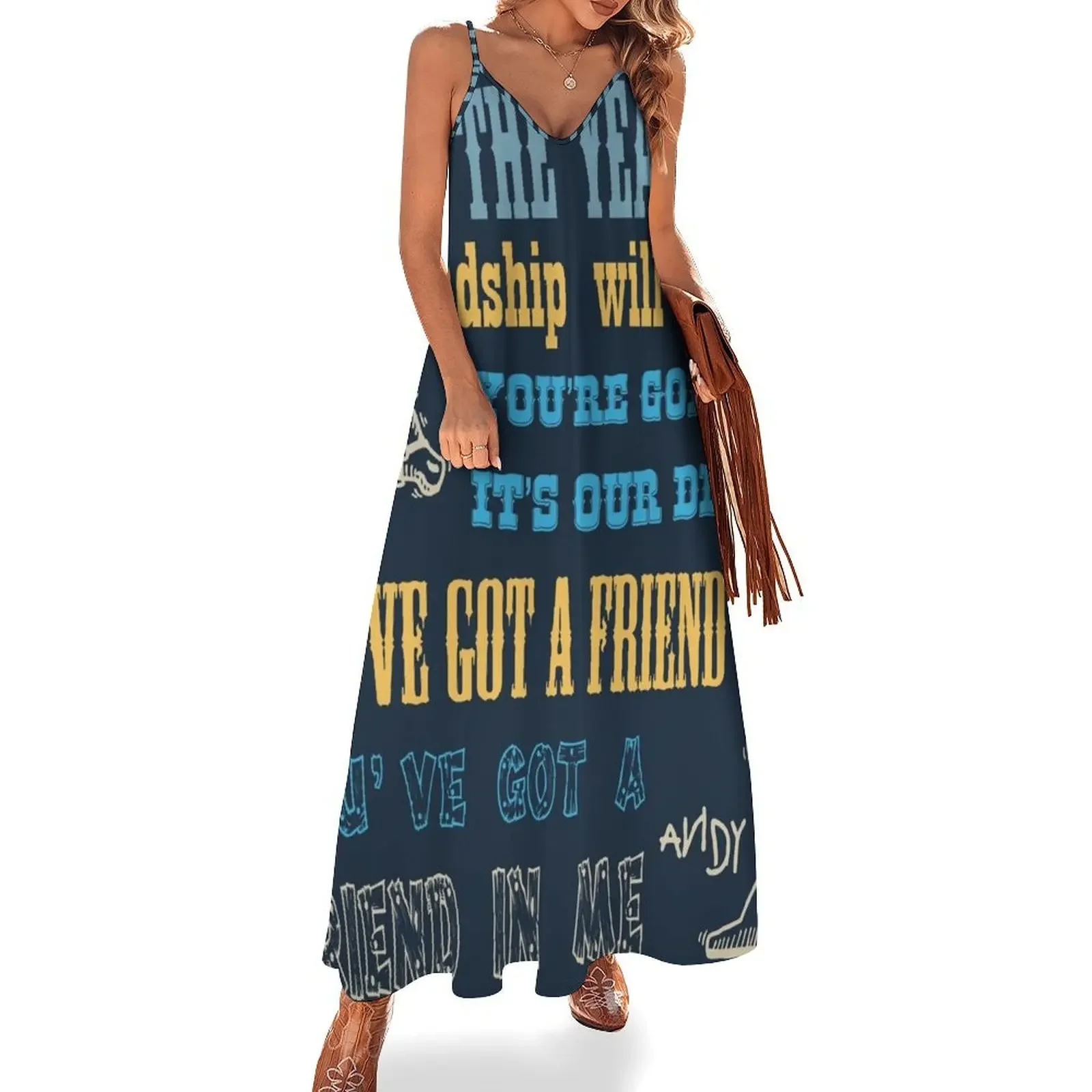 

You've got a friend in me Sleeveless Dress women's evening dresses birthday dresses for women