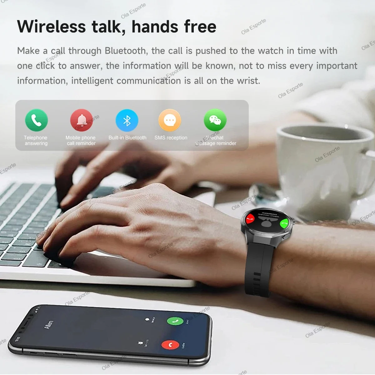 2026 New Smart Watch Men AMOLED HD Screen GPS Motion Trajectory Heart Rate Bluetooth Call SmartWatch Waterproof Android iOS Ht30