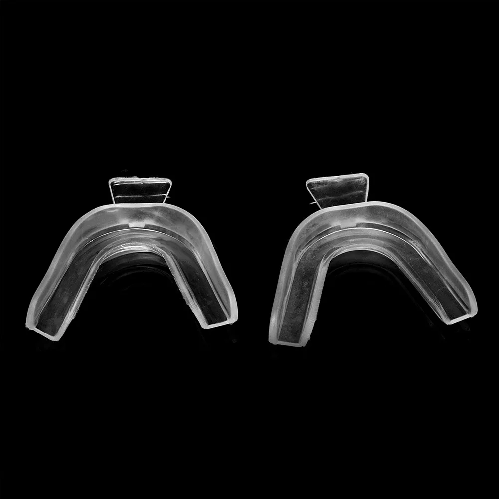 Y1UF 2Pcs Thermoform Moldable Mouth Teeth Dental Trays Tooth Whitening Guard Whitener