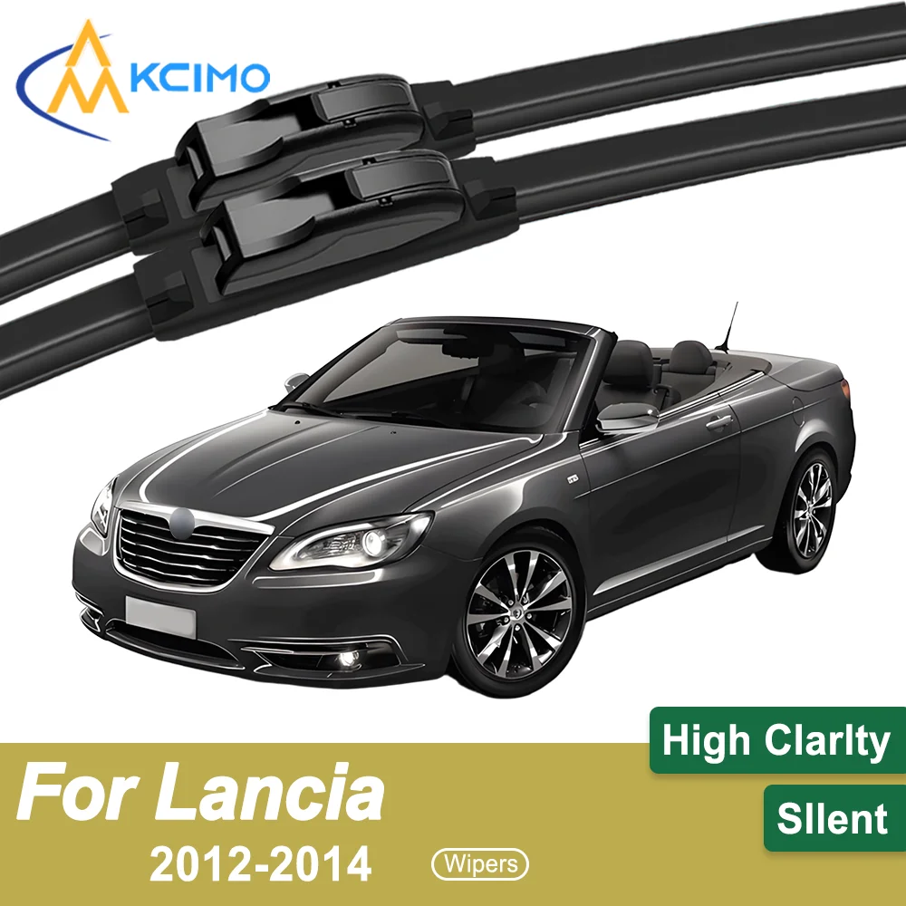 

Essential Safety Pair 2 Front Wiper Blades for Lancia Flavia 2012-2014 All-Weather Clarity Durable Easy to Install