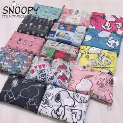 Snoopy Fashion Printing Foldable Eco-Friendly Shopping Bag Tote Pouch Handbags Convenient Large-capacity for Travel Grocery Bag