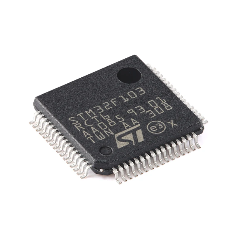 10PCS original authentic STM32F103RCT6 LQFP-64 ARM Cortex-M3 32-bit microcontroller MCU  