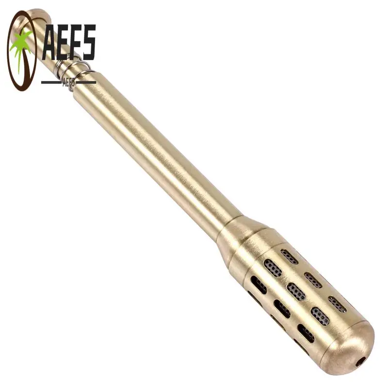 

AEF5-Moxa Roll Set Acupuncture Therapy Copper Massage Meridian Moxa Moxibustion Roller Stick Mini-Smoke Mugwort Burner