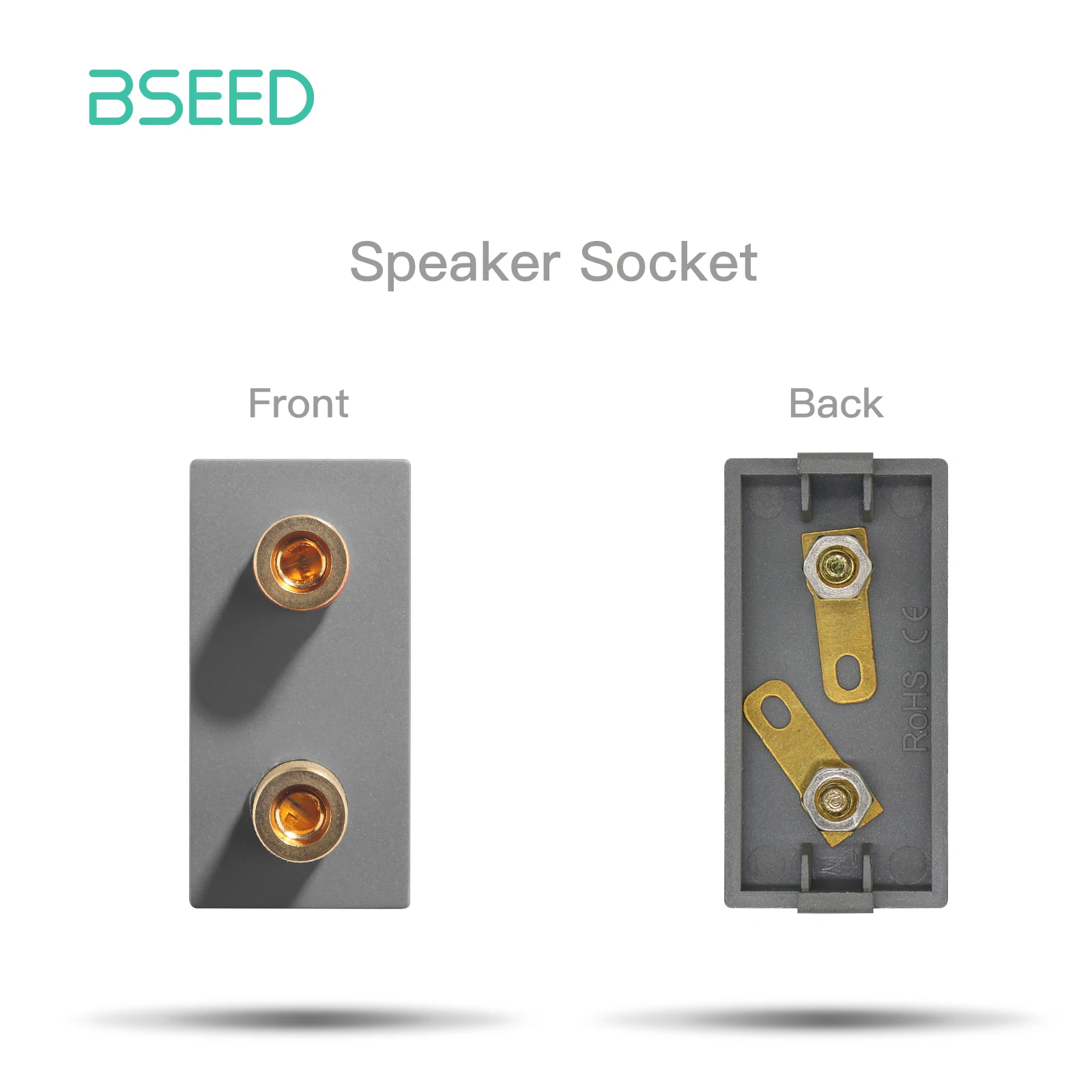 BSEED Stopcontact Internet Cat6 Onderdelen Kunststof frame USB Type-C Oplaadpoort TV HDMI-interface DIY Functie Onderdeel Gratis combinatie