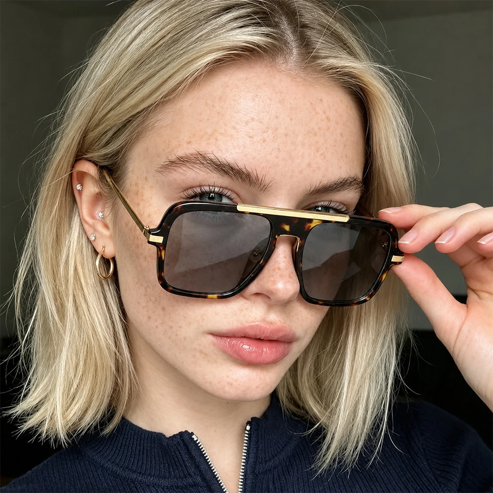 Retro Square Sunglasses for Wo - Women'S Fashion Of The 70S recension och pris